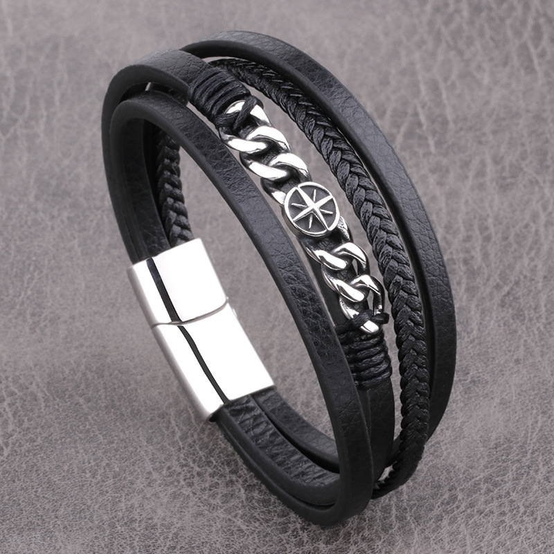 Кожаный браслет BroBand Sea черный c серебряной вставкой 22см (BB-SEA-BLACK-SILVER-22)
Кожаный браслет BroBand Sea черный c серебряной вставкой 22см (BB-SEA-BLACK-SILVER-22)