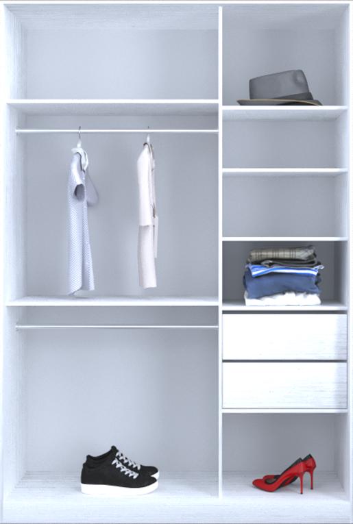 Гардероб открытый Luxe CLS-4 130 x 200 x 60 см Белое дерево
Гардероб открытый Luxe CLS-4 130 x 200 x 60 см Белое дерево