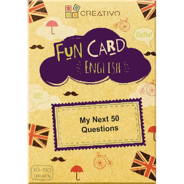 Fun Card English: My Next 50 Questions. CREATIVO. ISBN:9788366122130
Fun Card English: My Next 50 Questions. CREATIVO. ISBN:9788366122130