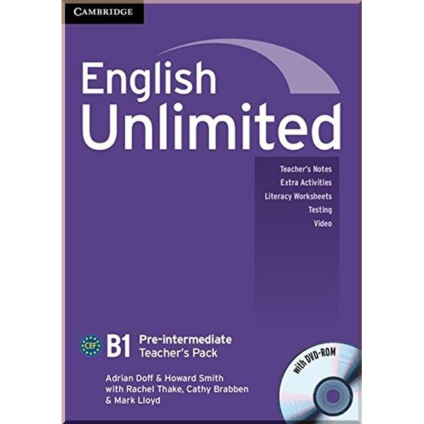 English Unlimited Pre-Intermediate Teacher's Pack with DVD-ROM. Cathy Brabben, Adrian Doff. ISBN:9780521697804
English Unlimited Pre-Intermediate Teacher's Pack with DVD-ROM. Cathy Brabben, Adrian Doff. ISBN:9780521697804