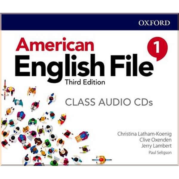 American English File Third Edition 1 Class Audio CDs. Oxford University Press. ISBN:9780194906098
American English File Third Edition 1 Class Audio CDs. Oxford University Press. ISBN:9780194906098