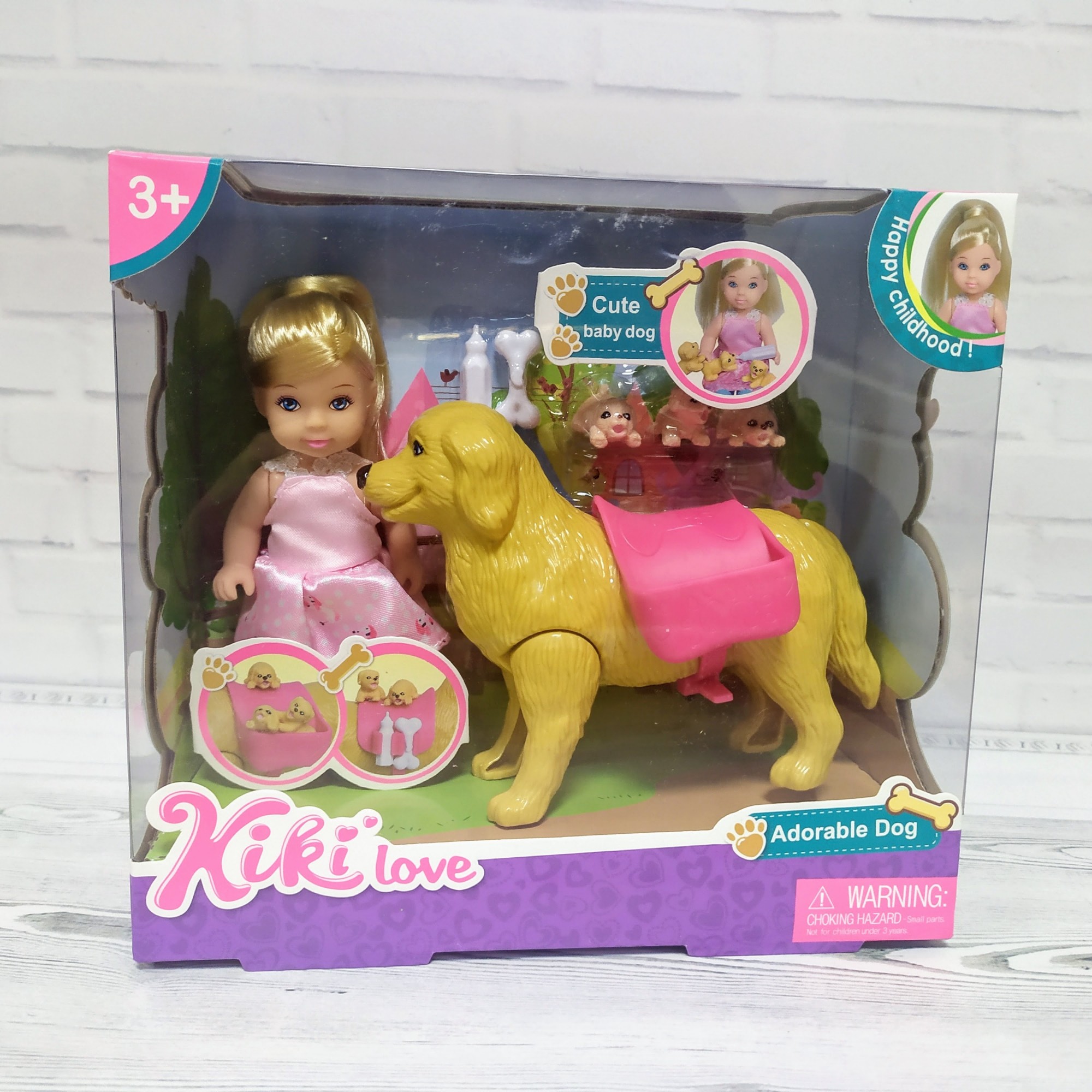Игровой набор Yiwu Jiayu Кукла и беременная собачка, 3 щеночка, еда, аксессуары (88001)
Игровой набор Yiwu Jiayu Кукла и беременная собачка, 3 щеночка, еда, аксессуары (88001)