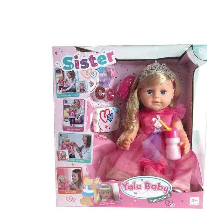 Кукла беби пупс функциональный Сестричка Yale Baby BLS 007 R кушает, ходит в туалет, с аксессуарами, с волосами
Кукла беби пупс функциональный Сестричка Yale Baby BLS 007 R кушает, ходит в туалет, с аксессуарами, с волосами