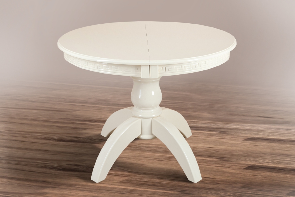 Стол обеденный круглый раскладной из натурального дерева Престиж Микс Мебель Слоновая кость
Стол обеденный круглый раскладной из натурального дерева Престиж Микс Мебель Слоновая кость