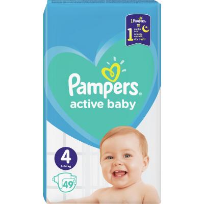Подгузник Pampers Active Baby Maxi Размер 4 (9-14 кг), 49 шт. (8001090949851). 47923
Подгузник Pampers Active Baby Maxi Размер 4 (9-14 кг), 49 шт. (8001090949851). 47923