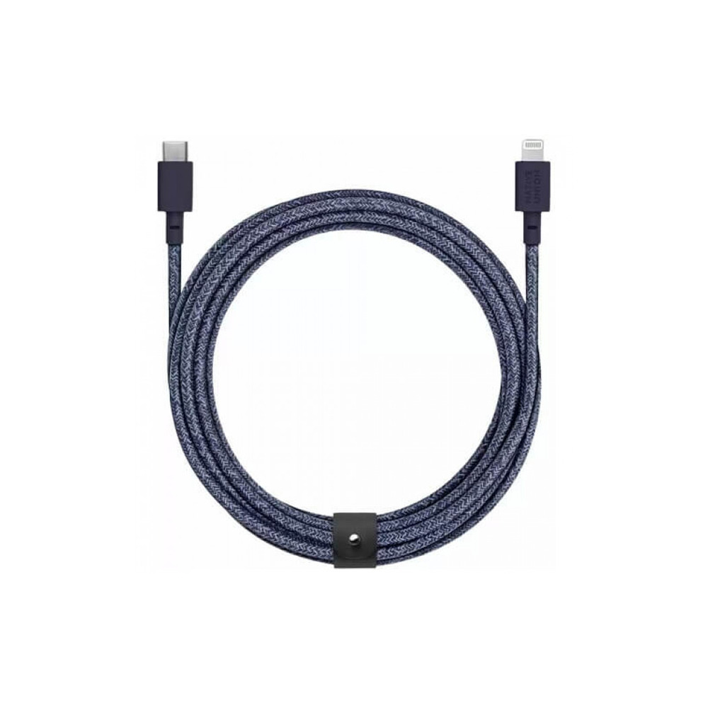 Кабель Native Union Belt Cable XL USB-C to Lightning Indigo 3 m (BELT-CL-IND-3-NP)
Кабель Native Union Belt Cable XL USB-C to Lightning Indigo 3 m (BELT-CL-IND-3-NP)