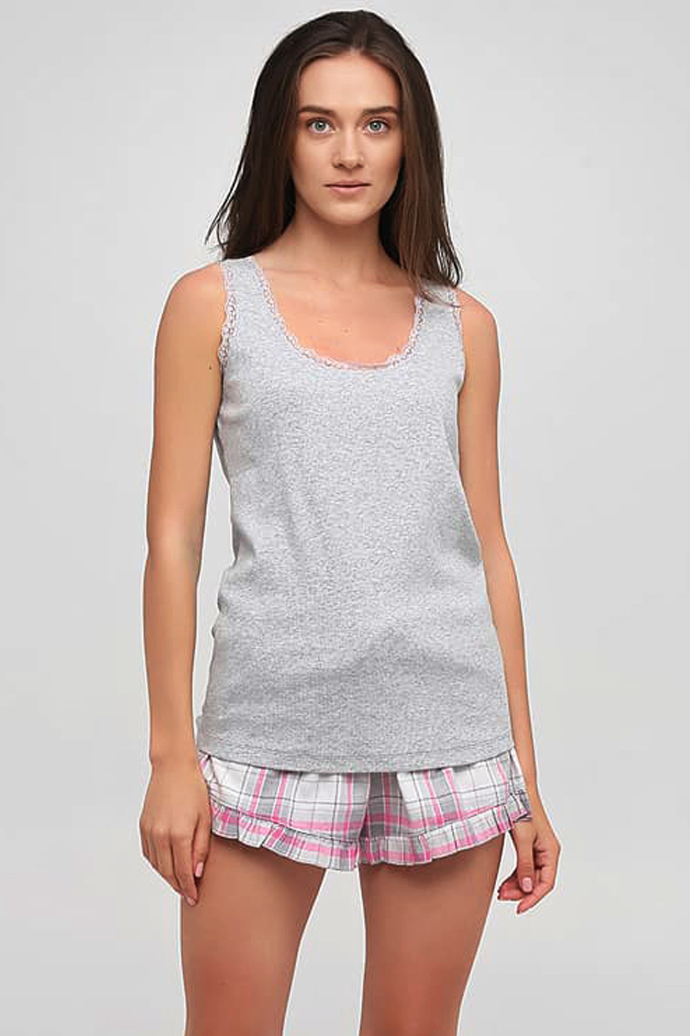 Пижама хлопковая с шортами в клетку Naviale LS.05.001 DREAMS Pink Check Серо-розовая, Пижама хлопковая с шортами в клетку Naviale LS.05.001 DREAMS Pink Check XS Серо-розовая
Пижама хлопковая с шортами в клетку Naviale LS.05.001 DREAMS Pink Check Серо-розовая, Пижама хлопковая с шортами в клетку Naviale LS.05.001 DREAMS Pink Check XS Серо-розовая