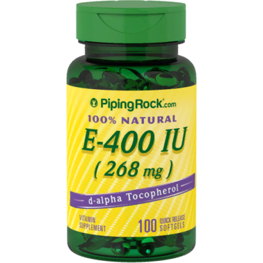Витамины и минералы Piping Rock 100% Natural Vitamin E 400 IU 100 гель. капсул (444982)
Витамины и минералы Piping Rock 100% Natural Vitamin E 400 IU 100 гель. капсул (444982)