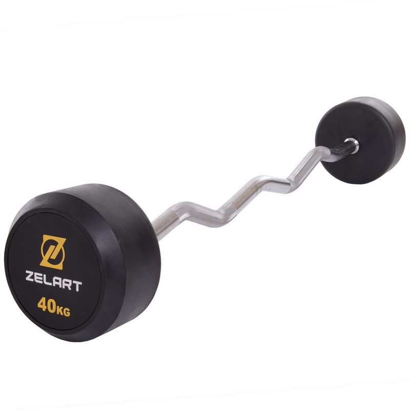 Штанга фиксированная изогнутая обрезиненная Zelart Rubber Coated Barbell 40 кг, код: TA-2687-40-S52
Штанга фиксированная изогнутая обрезиненная Zelart Rubber Coated Barbell 40 кг, код: TA-2687-40-S52