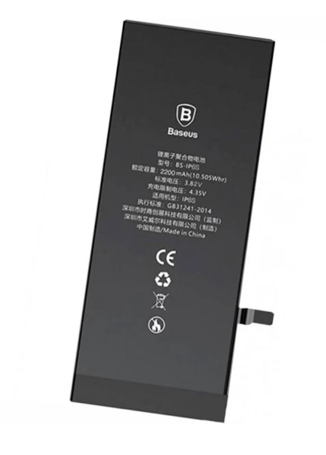 Аккумуляторная батарея (АКБ) для iPhone 6S, 2200mAh, оригинал, Baseus Original (PRC)
Аккумуляторная батарея (АКБ) для iPhone 6S, 2200mAh, оригинал, Baseus Original (PRC)