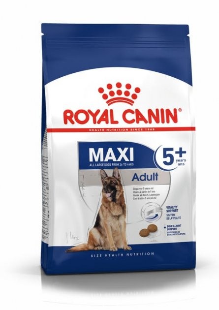 Сухой корм Royal Canin Maxi Adult 5+ для собак крупных пород старше 5 лет 15 кг (3182550402316)
Сухой корм Royal Canin Maxi Adult 5+ для собак крупных пород старше 5 лет 15 кг (3182550402316)