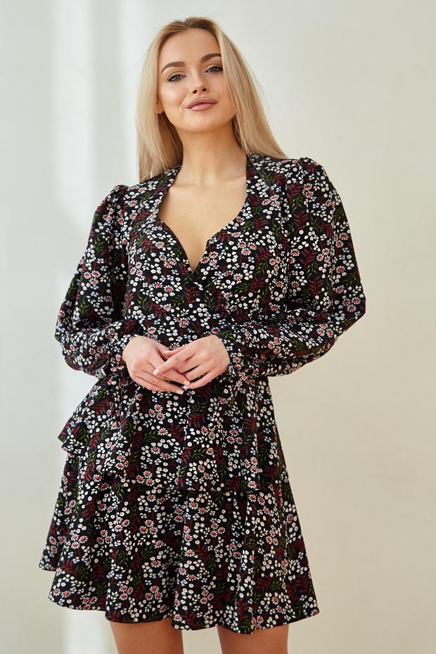 Женское JADONE FASHION мини платье с объёмными рукавами Леена юбка из двух воланов цвет черный (Платье Леена черный, Женское JADONE FASHION мини платье с объёмными рукавами Леена юбка из двух воланов цвет черный L (Платье Леена черный)
Женское JADONE FASHION мини платье с объёмными рукавами Леена юбка из двух воланов цвет черный (Платье Леена черный, Женское JADONE FASHION мини платье с объёмными рукавами Леена юбка из двух воланов цвет черный L (Платье Леена черный)