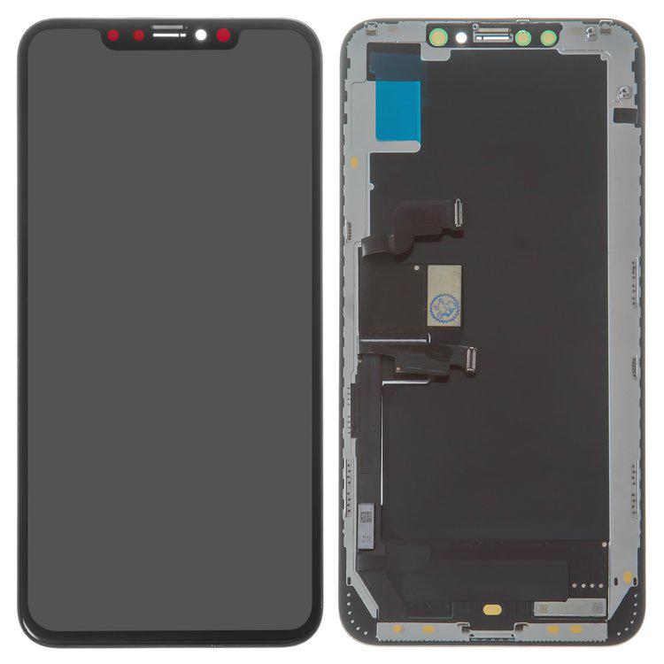 Дисплей для iPhone XS Max, чорний, із сенсорним екраном, з рамкою, (OLED), AAA, GX OEM hard
Дисплей для iPhone XS Max, чорний, із сенсорним екраном, з рамкою, (OLED), AAA, GX OEM hard