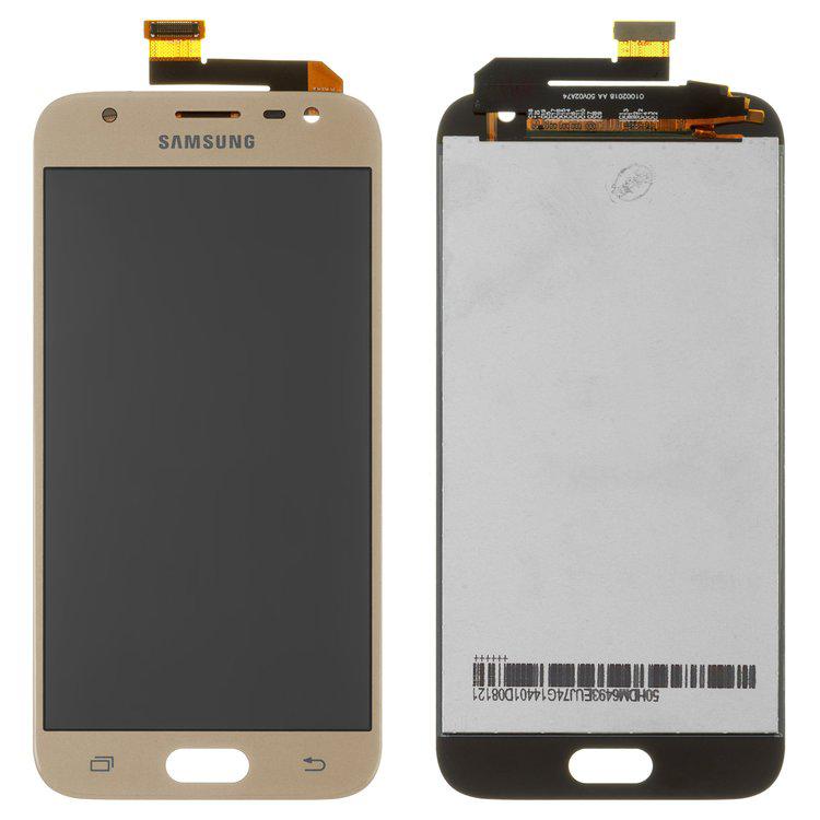 Дисплей для Samsung J330 Galaxy J3 (2017), золотистий, із сенсорним екраном, з регулюванням яскравості, (TFT), Best copy, Сopy
Дисплей для Samsung J330 Galaxy J3 (2017), золотистий, із сенсорним екраном, з регулюванням яскравості, (TFT), Best copy, Сopy