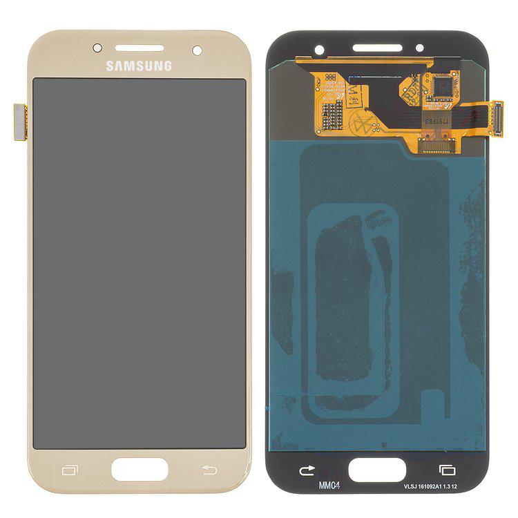 Дисплей для Samsung A320 Galaxy A3 (2017), золотистий, із сенсорним екраном, оригінал (переклеєне скло)
Дисплей для Samsung A320 Galaxy A3 (2017), золотистий, із сенсорним екраном, оригінал (переклеєне скло)