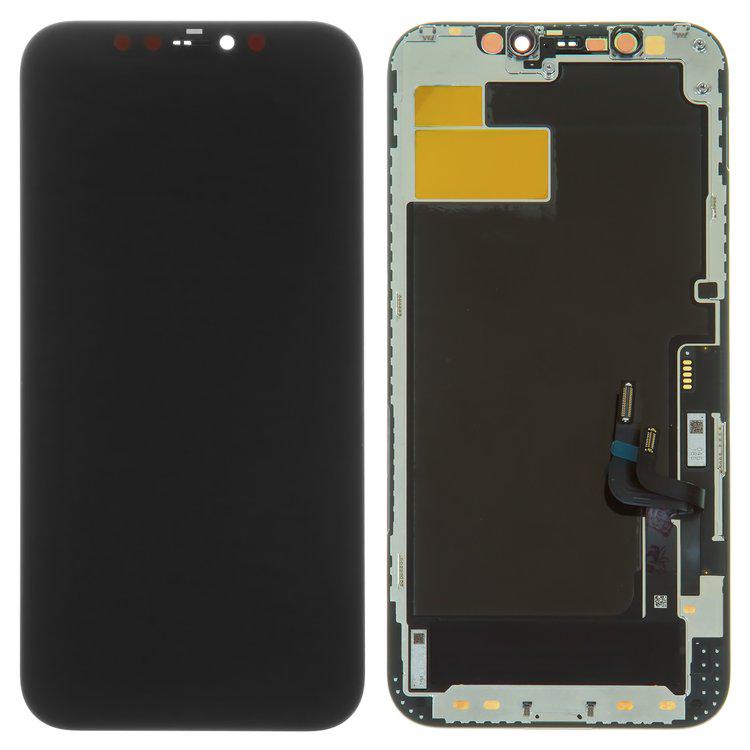 Дисплей для iPhone 12, iPhone 12 Pro, чорний, із сенсорним екраном, з рамкою, PRC, NEW
Дисплей для iPhone 12, iPhone 12 Pro, чорний, із сенсорним екраном, з рамкою, PRC, NEW