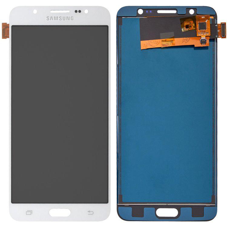Дисплей для Samsung J710 Galaxy J7 (2016), білий, із сенсорним екраном, з регулюванням яскравості, (TFT), Best copy, Сopy
Дисплей для Samsung J710 Galaxy J7 (2016), білий, із сенсорним екраном, з регулюванням яскравості, (TFT), Best copy, Сopy