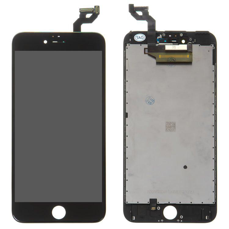 Дисплей для iPhone 6S Plus, чорний, із сенсорним екраном, з рамкою, переклеєне скло
Дисплей для iPhone 6S Plus, чорний, із сенсорним екраном, з рамкою, переклеєне скло