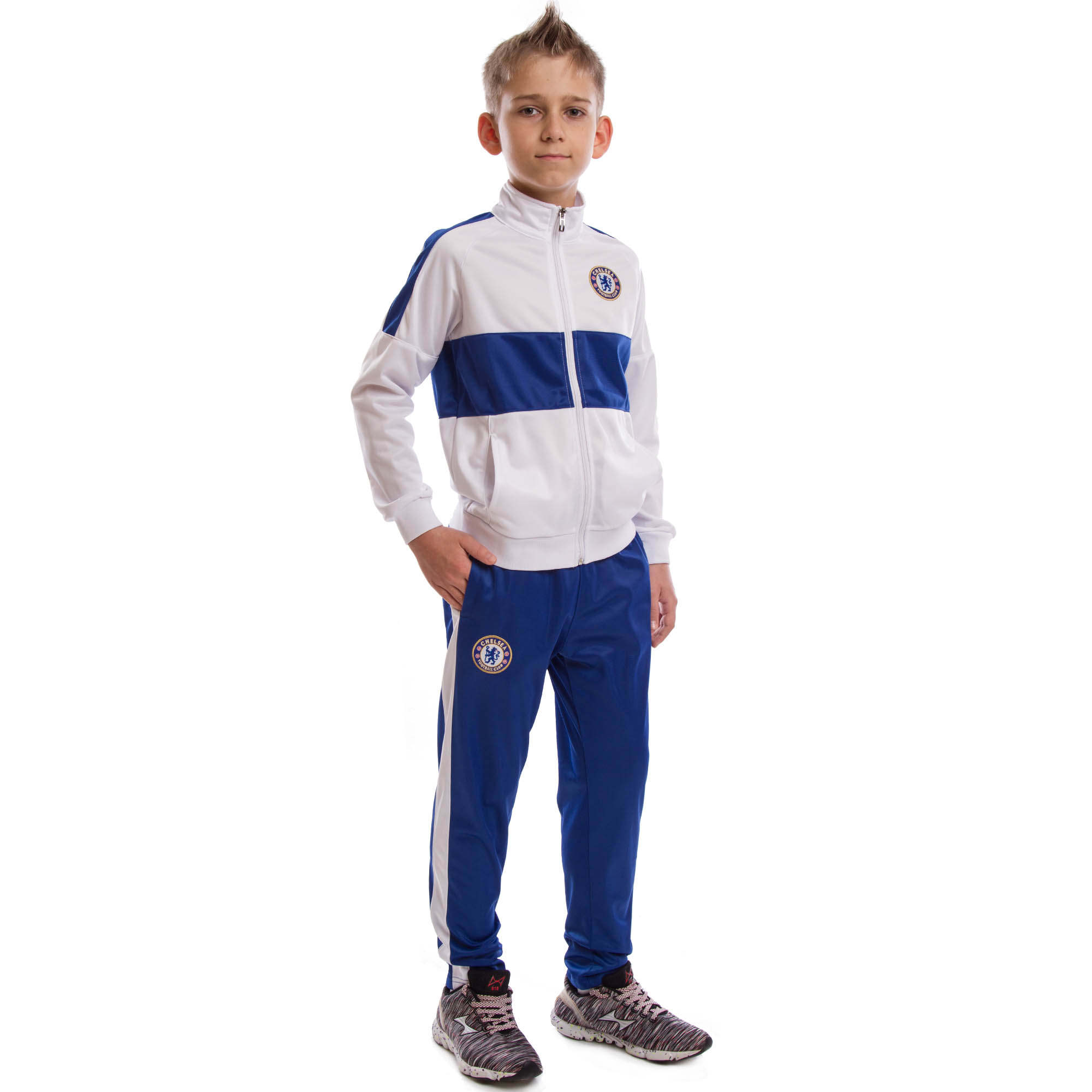 Костюм спортивный детский Клубный CHELSEA LD-6132K-CH (полиэстер, флис, 32 - рост 145-155 см , белый-синий)
Костюм спортивный детский Клубный CHELSEA LD-6132K-CH (полиэстер, флис, 32 - рост 145-155 см , белый-синий)