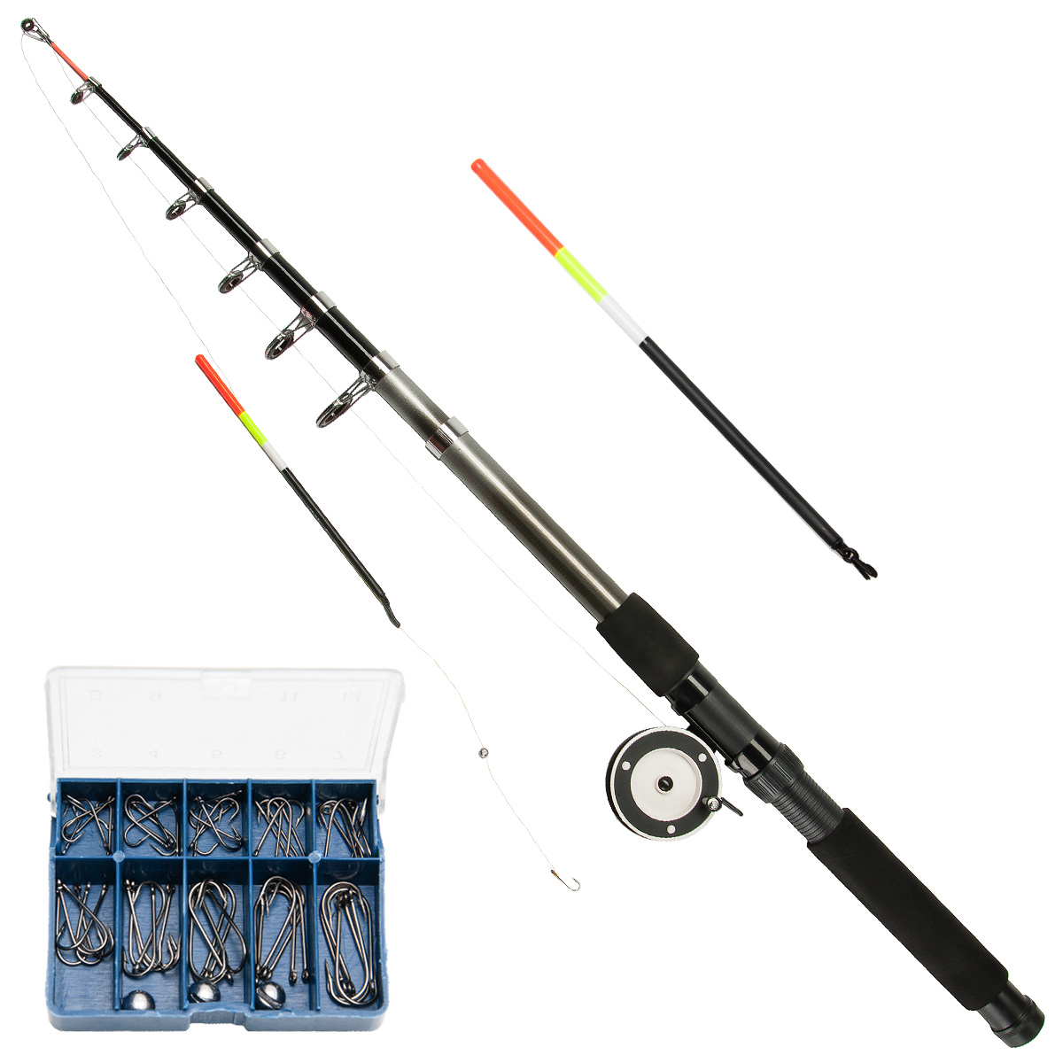 Готовый набор удочка телескопическая в сборе Winner 4.5 м для ловли карп карась лещ
Готовый набор удочка телескопическая в сборе Winner 4.5 м для ловли карп карась лещ