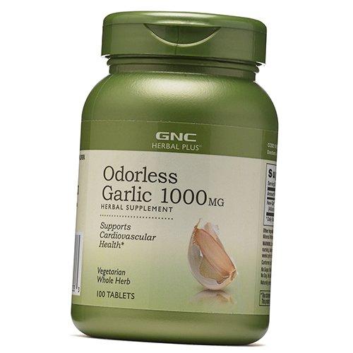 Чеснок без запаха, Herbal Plus Odorless Super Garlic 1000, GNC 100таб (71120022)
Чеснок без запаха, Herbal Plus Odorless Super Garlic 1000, GNC 100таб (71120022)
