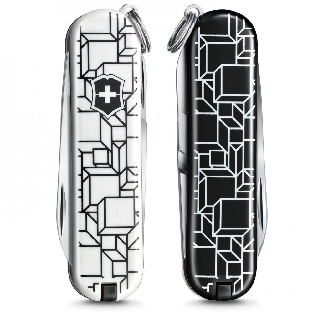 Складной нож Victorinox CLASSIC LE "Cubic Illusion" 58мм/1сл/7функ/цветн/чехол /ножн
Складной нож Victorinox CLASSIC LE "Cubic Illusion" 58мм/1сл/7функ/цветн/чехол /ножн