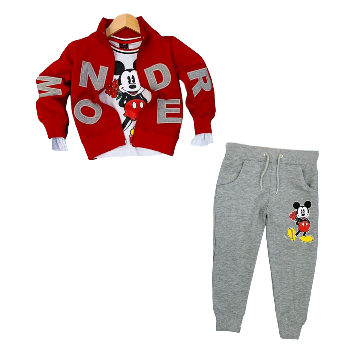 Костюм (кофта, штаны, реглан) Mickey Mouse (Микки Маус) 134/140 см Разноцвет TRW21220651
Костюм (кофта, штаны, реглан) Mickey Mouse (Микки Маус) 134/140 см Разноцвет TRW21220651