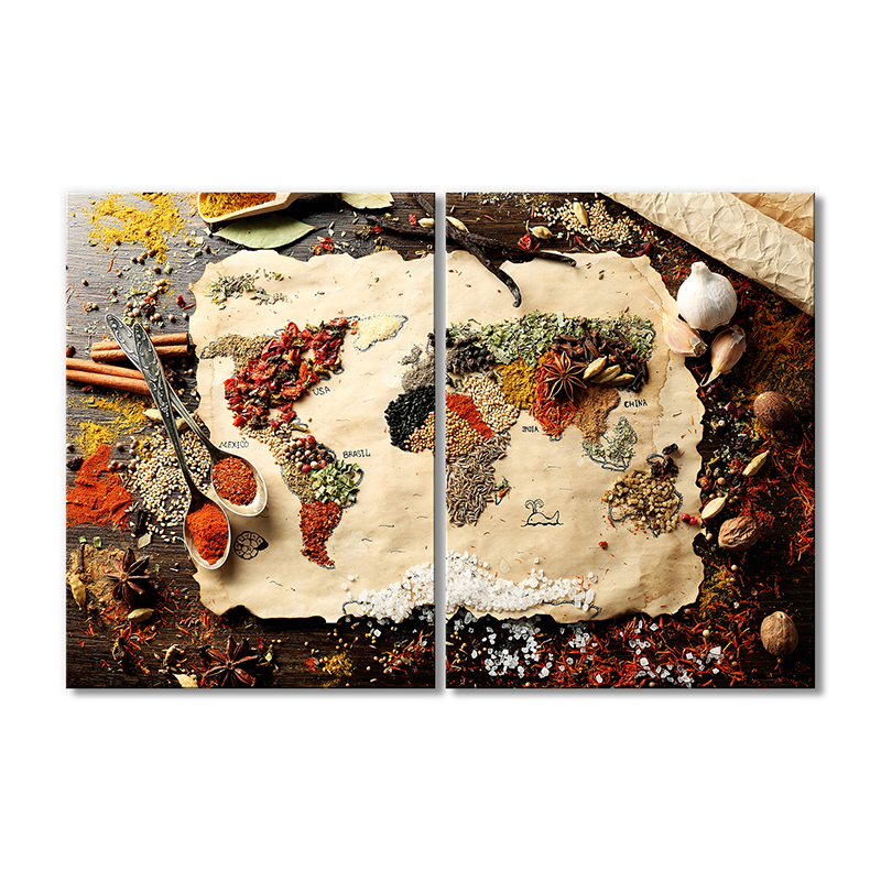 Модульная картина Artel «Карта мира из специй и пряностей» 2 модуля 60x90 см
Модульная картина Artel «Карта мира из специй и пряностей» 2 модуля 60x90 см