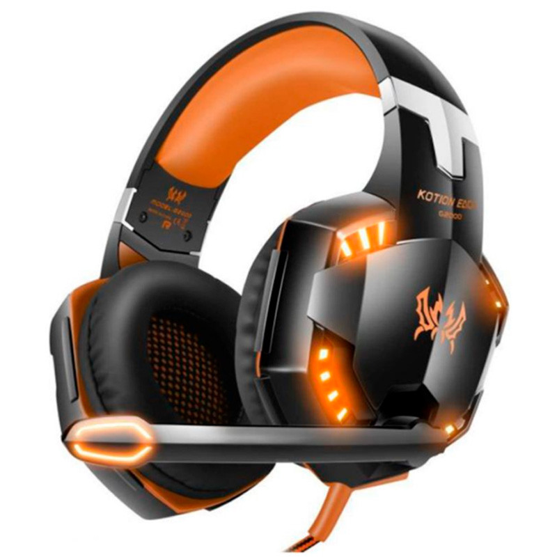 Игровые проводные наушники Kotion Each G2000 с микрофоном и подсветкой Black/Orange (G2000BO)
Игровые проводные наушники Kotion Each G2000 с микрофоном и подсветкой Black/Orange (G2000BO)