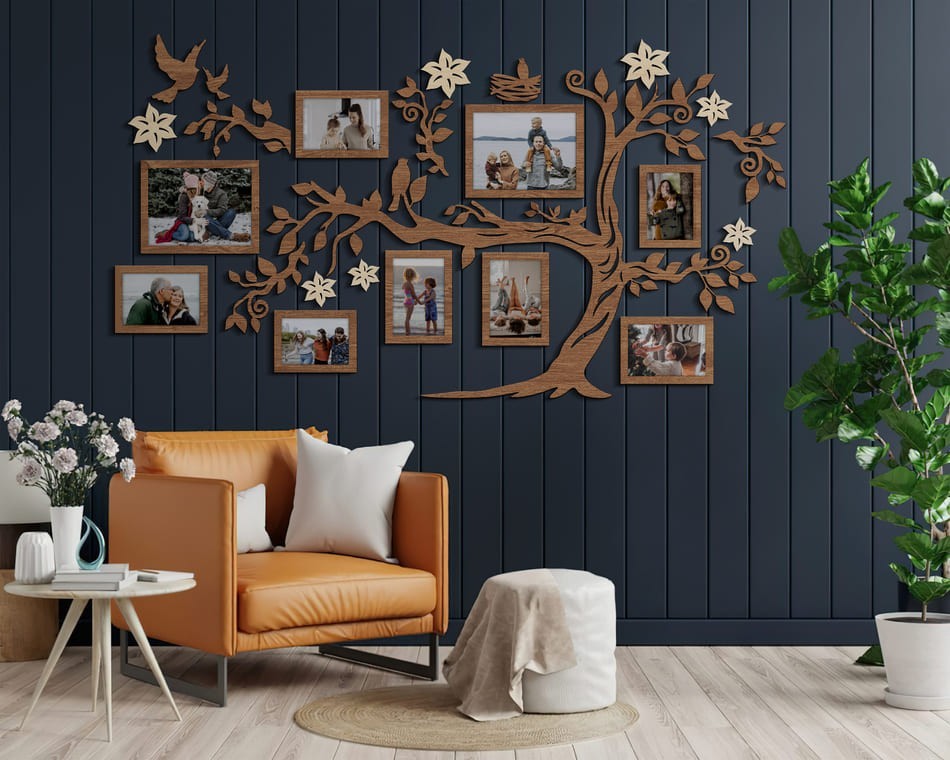 Семейное дерево для фотографий 9 рамок LikeWood Family Tree L 150 × 83 см Светлый орех
Семейное дерево для фотографий 9 рамок LikeWood Family Tree L 150 × 83 см Светлый орех
