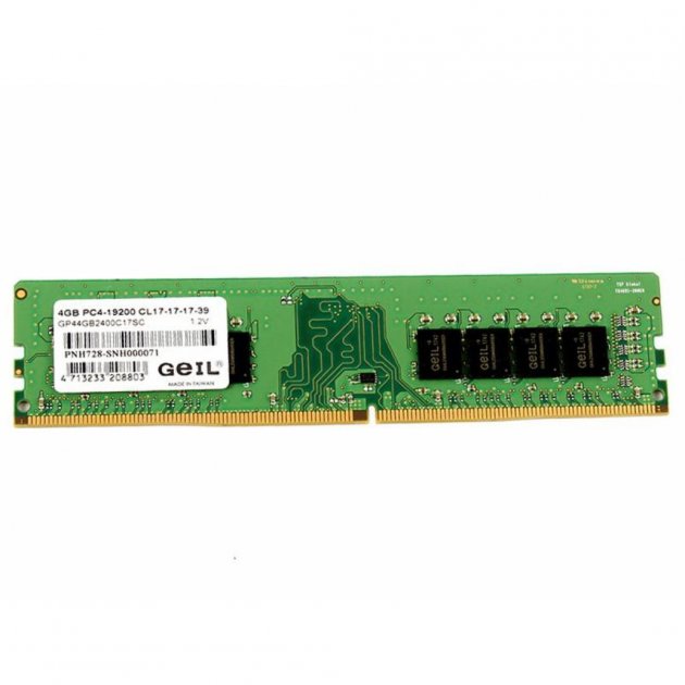 Оперативная память GEIL DDR4 4GB 2400 MHz Pristine Series (GP44GB2400C17SC) 
Оперативная память GEIL DDR4 4GB 2400 MHz Pristine Series (GP44GB2400C17SC)