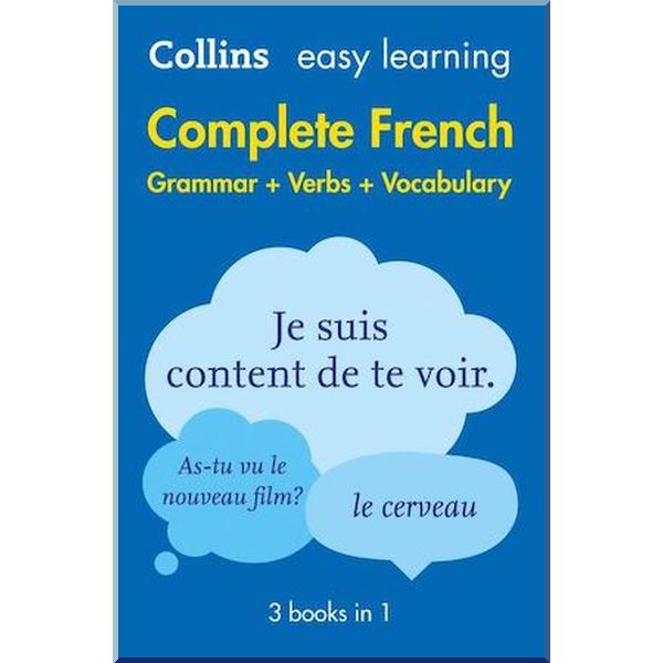 Collins Easy Learning: Complete French Grammar + Verbs + Vocabulary. Collins. ISBN:9780008141721
Collins Easy Learning: Complete French Grammar + Verbs + Vocabulary. Collins. ISBN:9780008141721