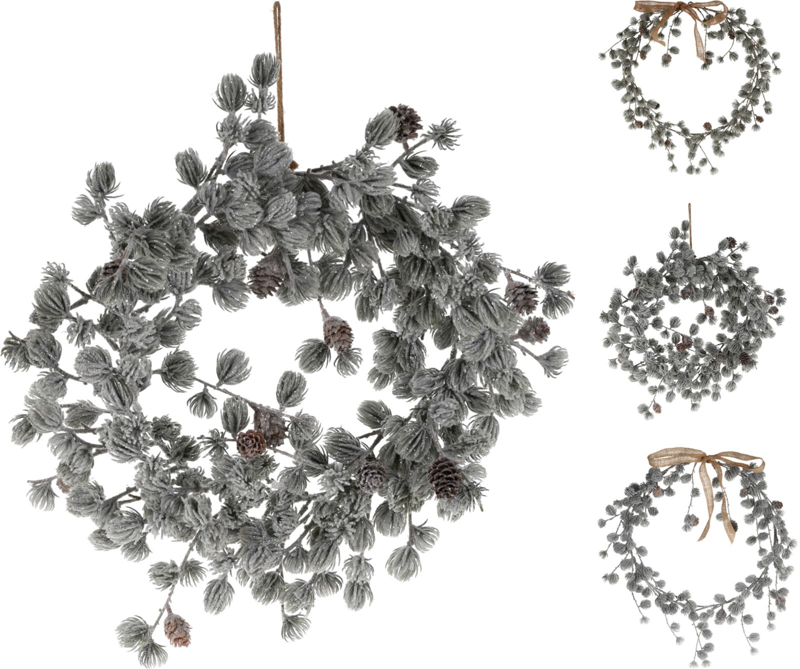 Венок новогодний Christmas Decoration 45 х 10 см Зеленый (317991780_заснеженный)
Венок новогодний Christmas Decoration 45 х 10 см Зеленый (317991780_заснеженный)