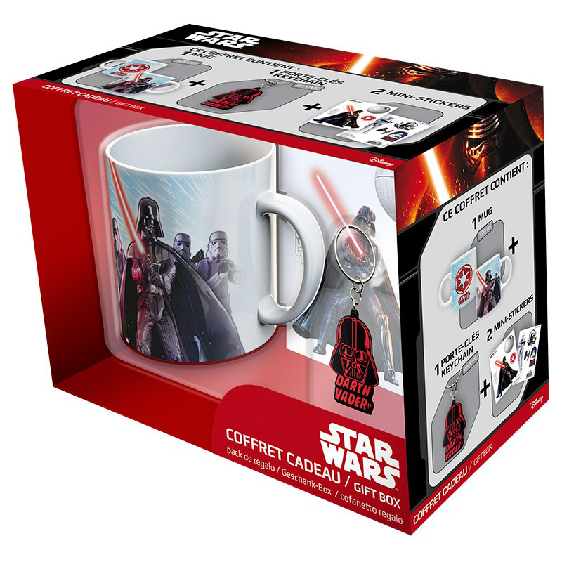 Подарочный набор ABYstyle STAR WARS Darth Vader (чашка 320 мл, брелок и стикеры) (ABYPCK075)
Подарочный набор ABYstyle STAR WARS Darth Vader (чашка 320 мл, брелок и стикеры) (ABYPCK075)