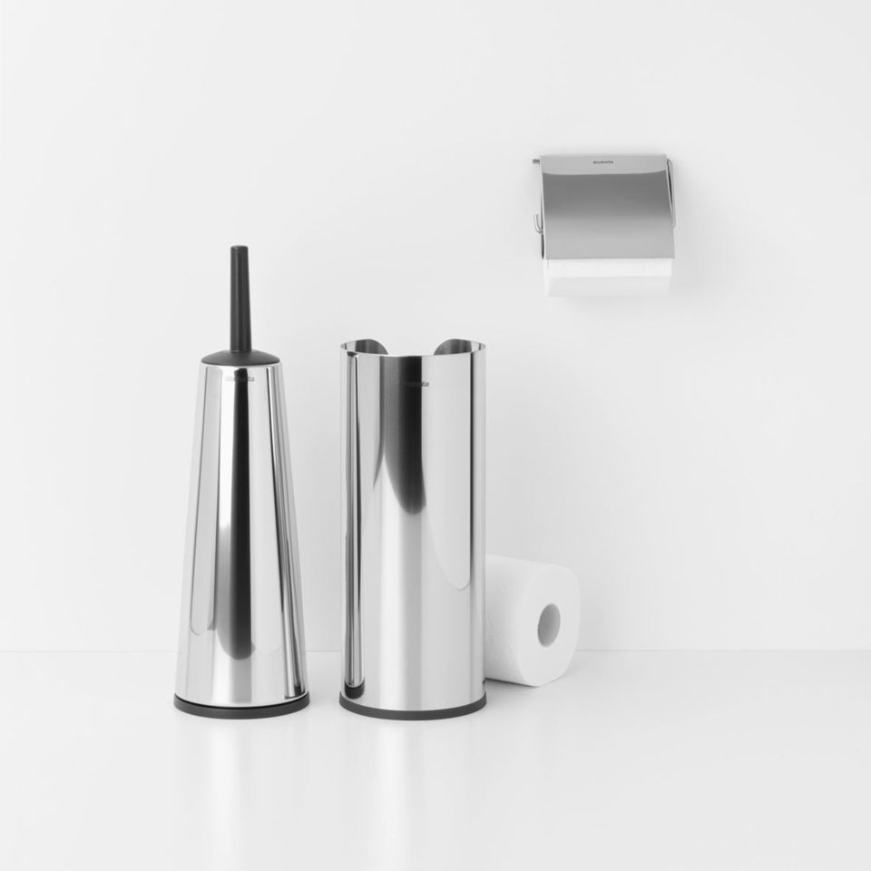 Набор аксессуаров для туалетной комнаты Brabantia Re полированный 280689
Набор аксессуаров для туалетной комнаты Brabantia Re полированный 280689