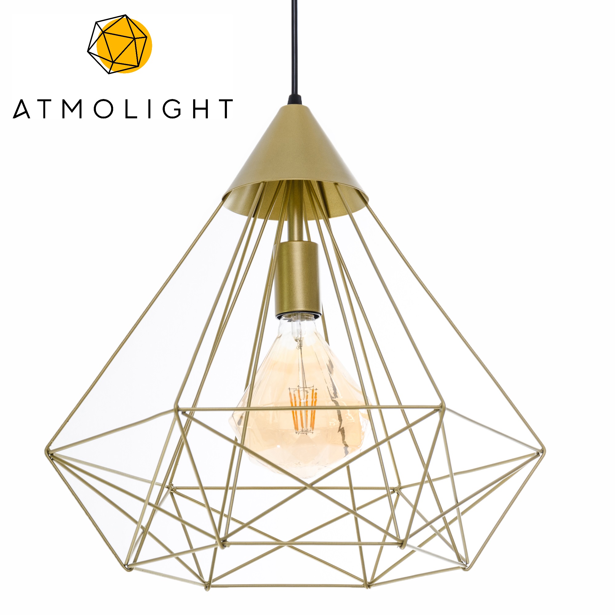 Люстра из металла подвесная потолочная в стиле Лофт AtmoLight серии Capella Pyramid P350 Gold
Люстра из металла подвесная потолочная в стиле Лофт AtmoLight серии Capella Pyramid P350 Gold