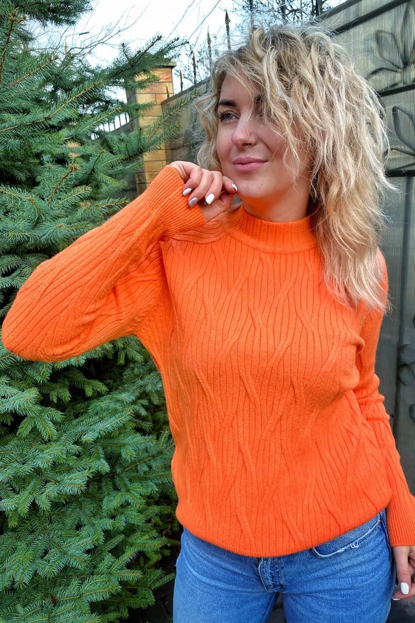Свитер прямого силуэта с оригинальной вязкой G&M LX-10124434 XL/XXL Размер цвет Оранжевый
Свитер прямого силуэта с оригинальной вязкой G&M LX-10124434 XL/XXL Размер цвет Оранжевый
