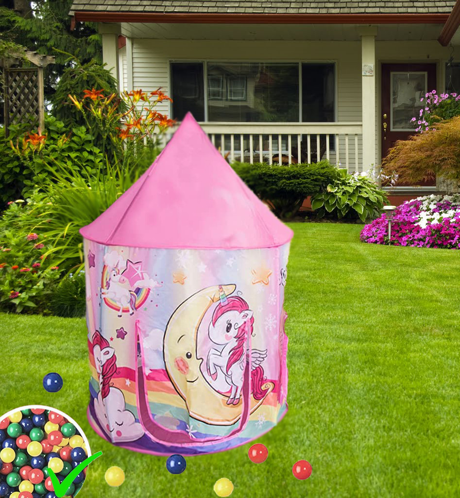Детская игровая палатка "Meying" Play Tent Magic,сказочный единорог,50 игровых шариков
Детская игровая палатка "Meying" Play Tent Magic,сказочный единорог,50 игровых шариков