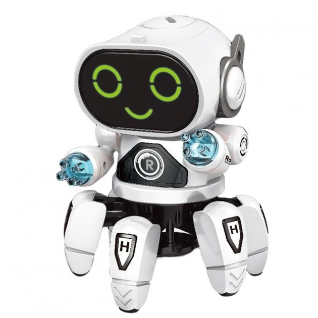 Интерактивный танцующий робот музыкальный светится 16 см UKC BOT ROBOT ZR142 белый
Интерактивный танцующий робот музыкальный светится 16 см UKC BOT ROBOT ZR142 белый