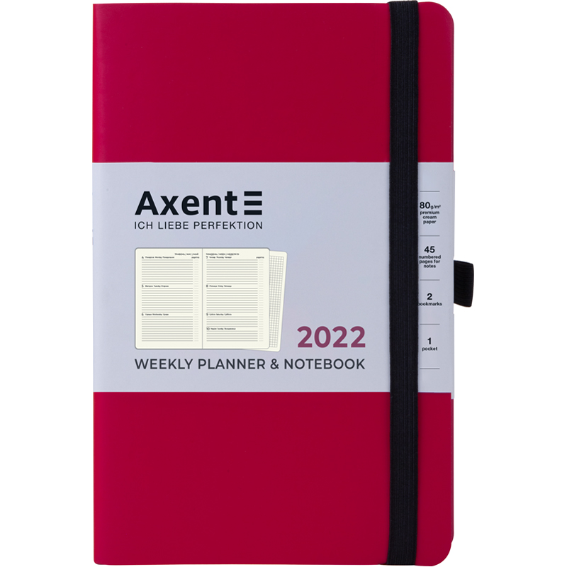 Еженедельник датированный Axent Partner Soft Skin 2022 А5- 96 листов фуксия (8506-22-10-A)
Еженедельник датированный Axent Partner Soft Skin 2022 А5- 96 листов фуксия (8506-22-10-A)