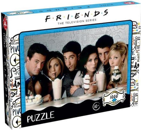 Настольная игра Winning Moves Пазл Друзья Friends Milkshake 1000 Piece Jigsaw Puzzle (WM00377-ML1-6)
Настольная игра Winning Moves Пазл Друзья Friends Milkshake 1000 Piece Jigsaw Puzzle (WM00377-ML1-6)