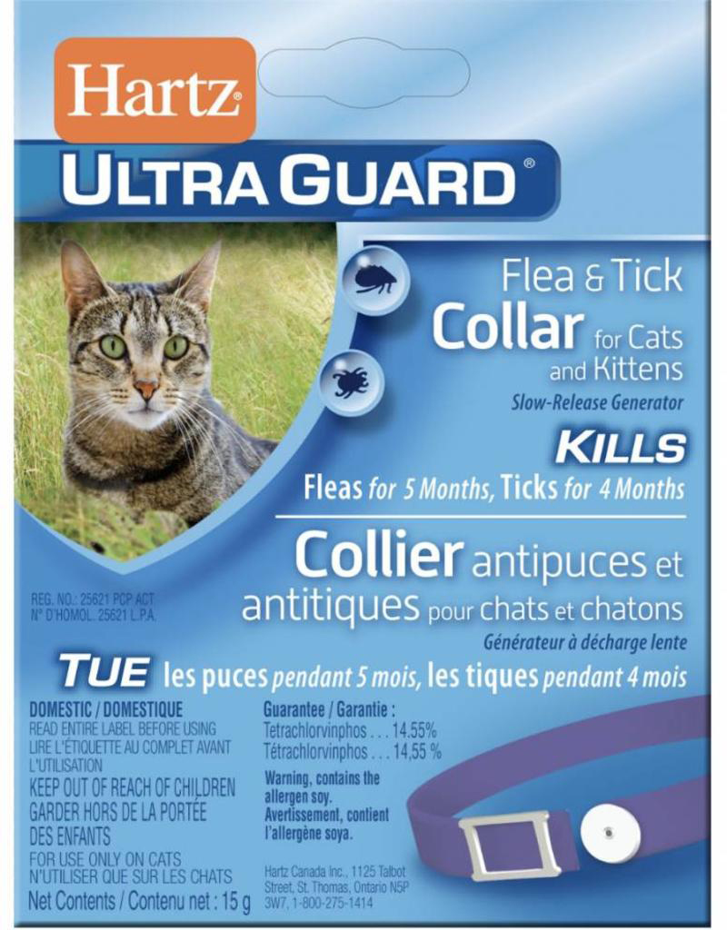 Ошейник для кошек и котят от блох и клещей на 7 месяцев Ultra Guard Flea&Tick Collar for Cats and Kittens, purple Hartz BGL-HTZ-22
Ошейник для кошек и котят от блох и клещей на 7 месяцев Ultra Guard Flea&Tick Collar for Cats and Kittens, purple Hartz BGL-HTZ-22