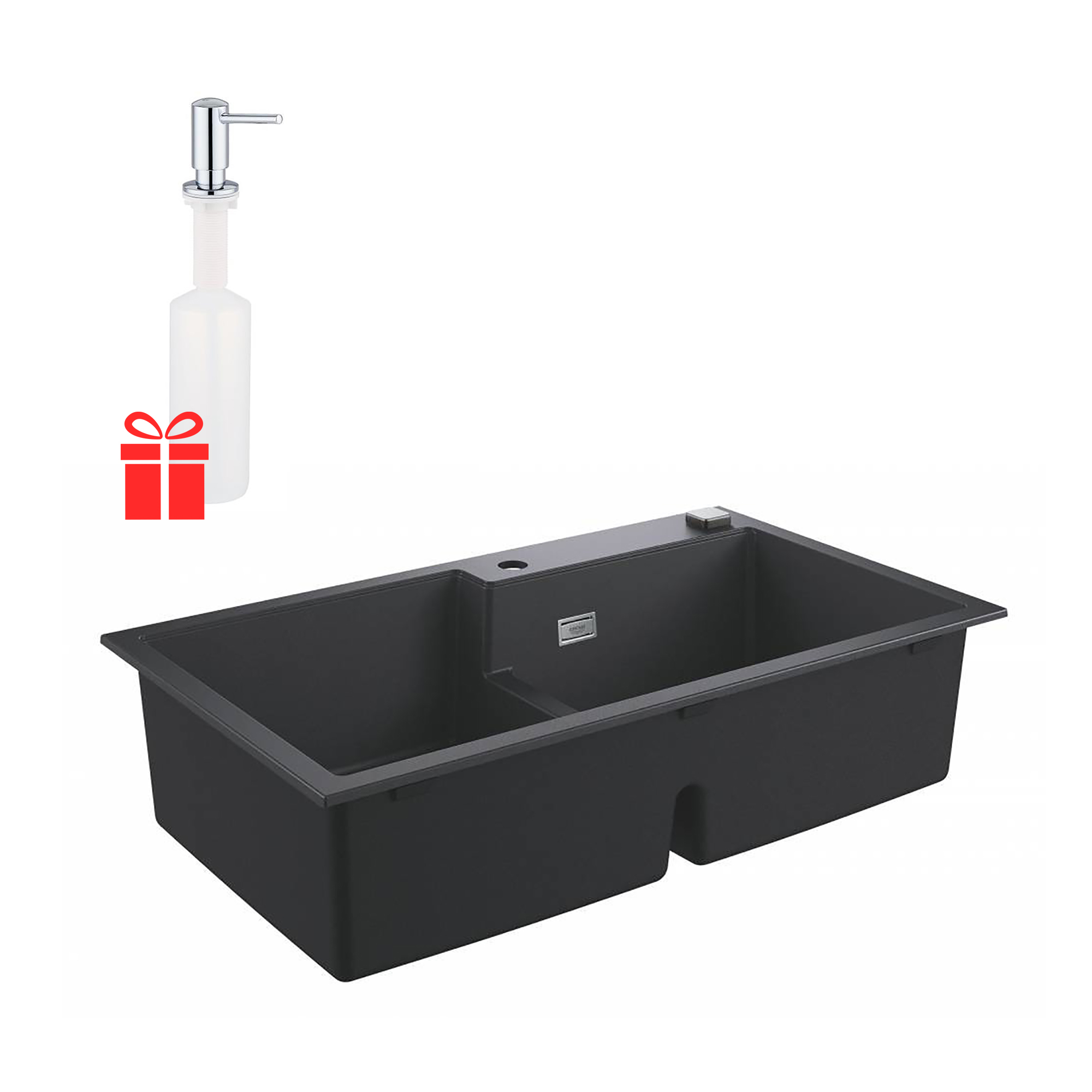 Набор Grohe мойка кухонная K500 31649AP0 + дозатор для моющего средства Contemporary 40536000
Набор Grohe мойка кухонная K500 31649AP0 + дозатор для моющего средства Contemporary 40536000