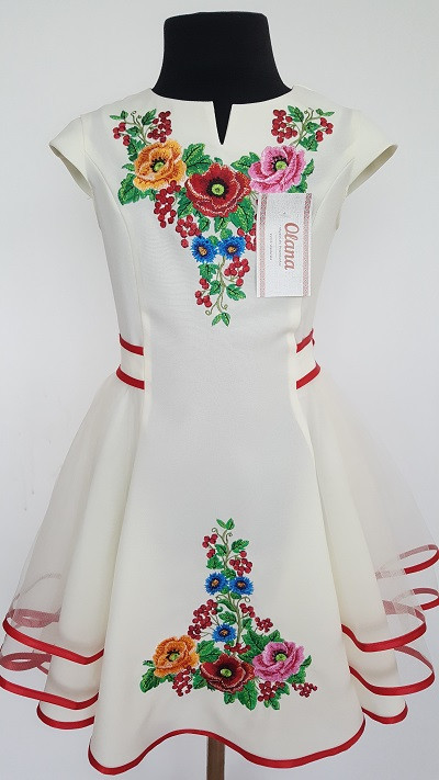 Вишита сукня для дівчинки Olana Діана 1 фатин молочне 122
Вишита сукня для дівчинки Olana Діана 1 фатин молочне 122