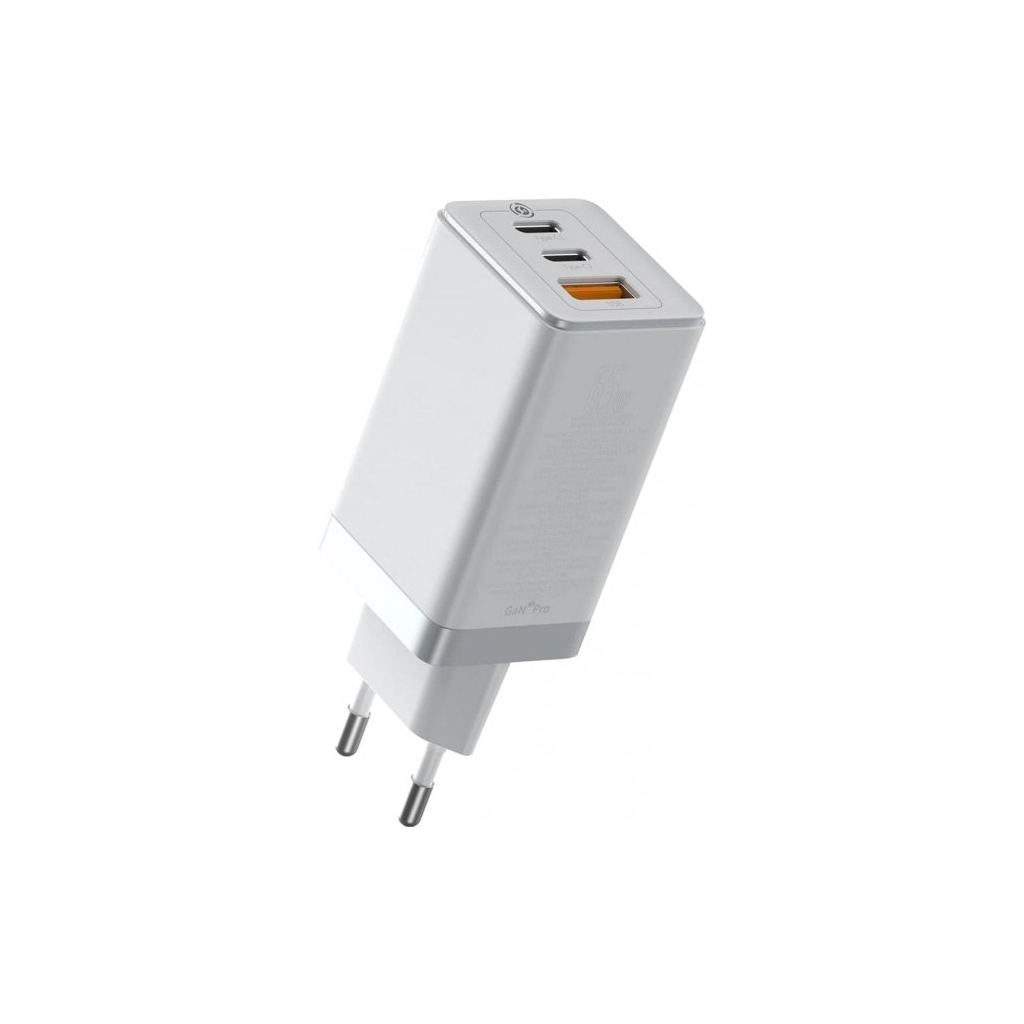 Зарядное устройство Baseus GaN2 Pro QC 2C+U 65W + Cable Type-C 100W white (CCGAN2P-B02)
Зарядное устройство Baseus GaN2 Pro QC 2C+U 65W + Cable Type-C 100W white (CCGAN2P-B02)