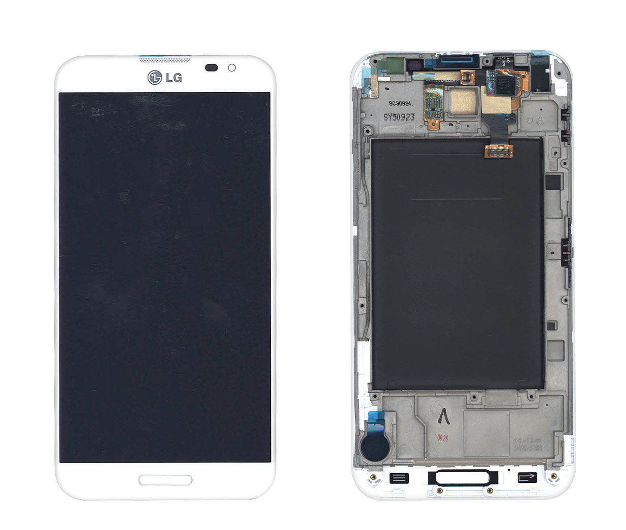 Матрица с тачскрином (модуль) для LG OPTIMUS G PRO E980 E985 F240L/K/S с рамкой белый High Copy
Матрица с тачскрином (модуль) для LG OPTIMUS G PRO E980 E985 F240L/K/S с рамкой белый High Copy