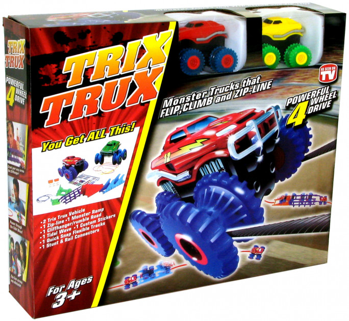 Trix Trux - трасса Монстр траки (2 машинки в комплекте) Детская гибкая трасса Автотрек для ребенка Канатный трек
Trix Trux - трасса Монстр траки (2 машинки в комплекте) Детская гибкая трасса Автотрек для ребенка Канатный трек