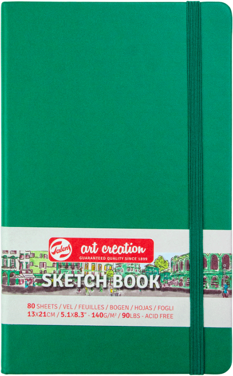 Блокнот для графики Royal Talens Art Creation 140 г/м2 13 х 21 см 80 листов Forest Green (8712079467098)
Блокнот для графики Royal Talens Art Creation 140 г/м2 13 х 21 см 80 листов Forest Green (8712079467098)