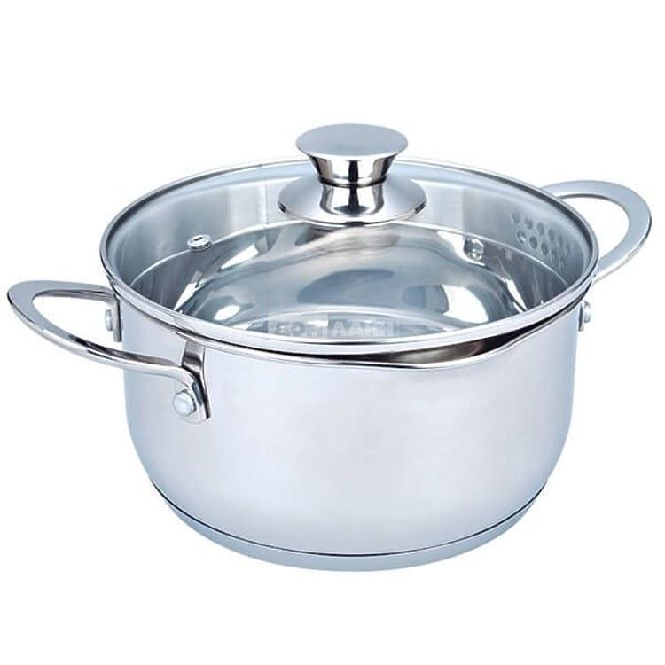 Кастрюля из нержавеющей стали со стеклянной крышкой Benson 2.5 л BN-218 9-слойное дно мерная шкала
Кастрюля из нержавеющей стали со стеклянной крышкой Benson 2.5 л BN-218 9-слойное дно мерная шкала