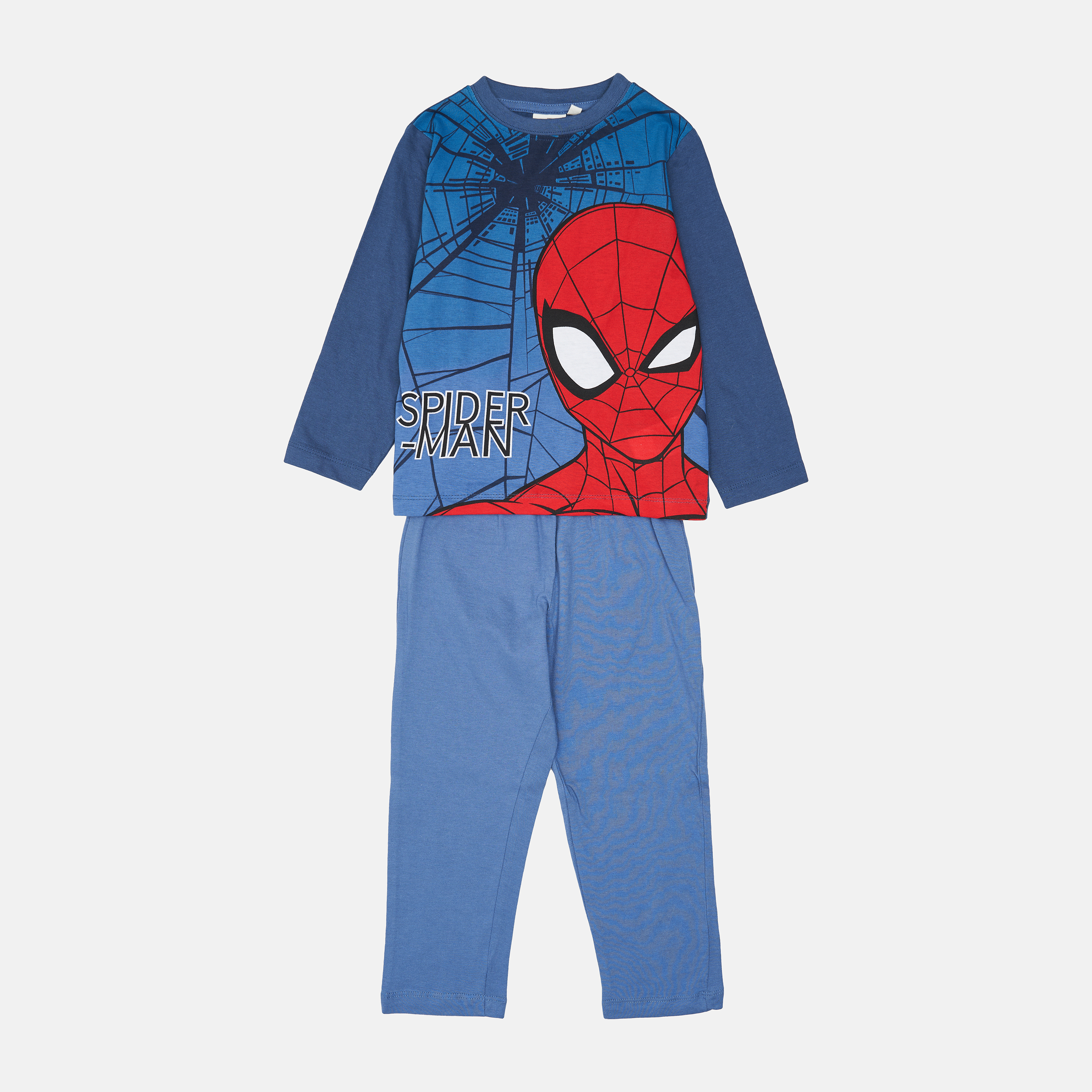 Пижама (футболка с длинным рукавом + штаны) Disney SPIDERMAN TH2083 98 см Нави (3609084619848)
Пижама (футболка с длинным рукавом + штаны) Disney SPIDERMAN TH2083 98 см Нави (3609084619848)